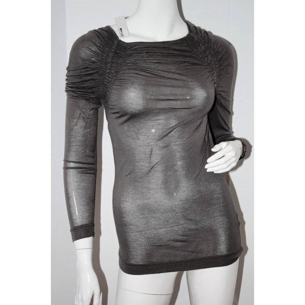 LA MADE Designer MICRO MODAL Light TOP Shirt Gathered